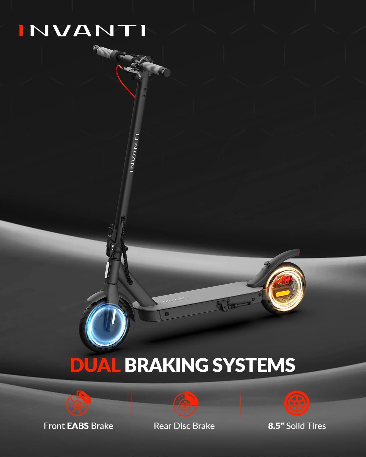 E30 stem-mounted display — shows remaining battery, current speed, and ride mode in a single glance