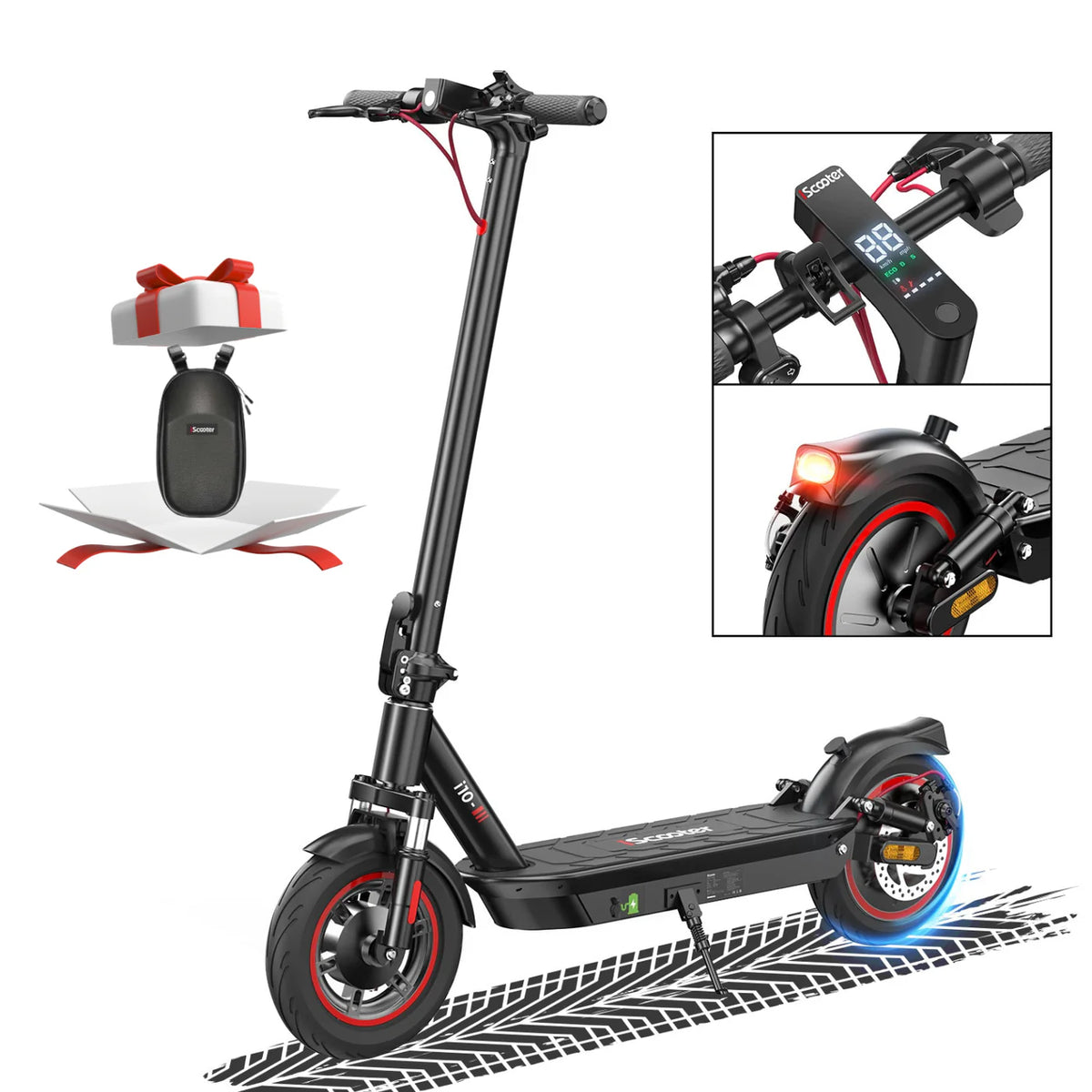 iScooter i10 commuter scooter front view