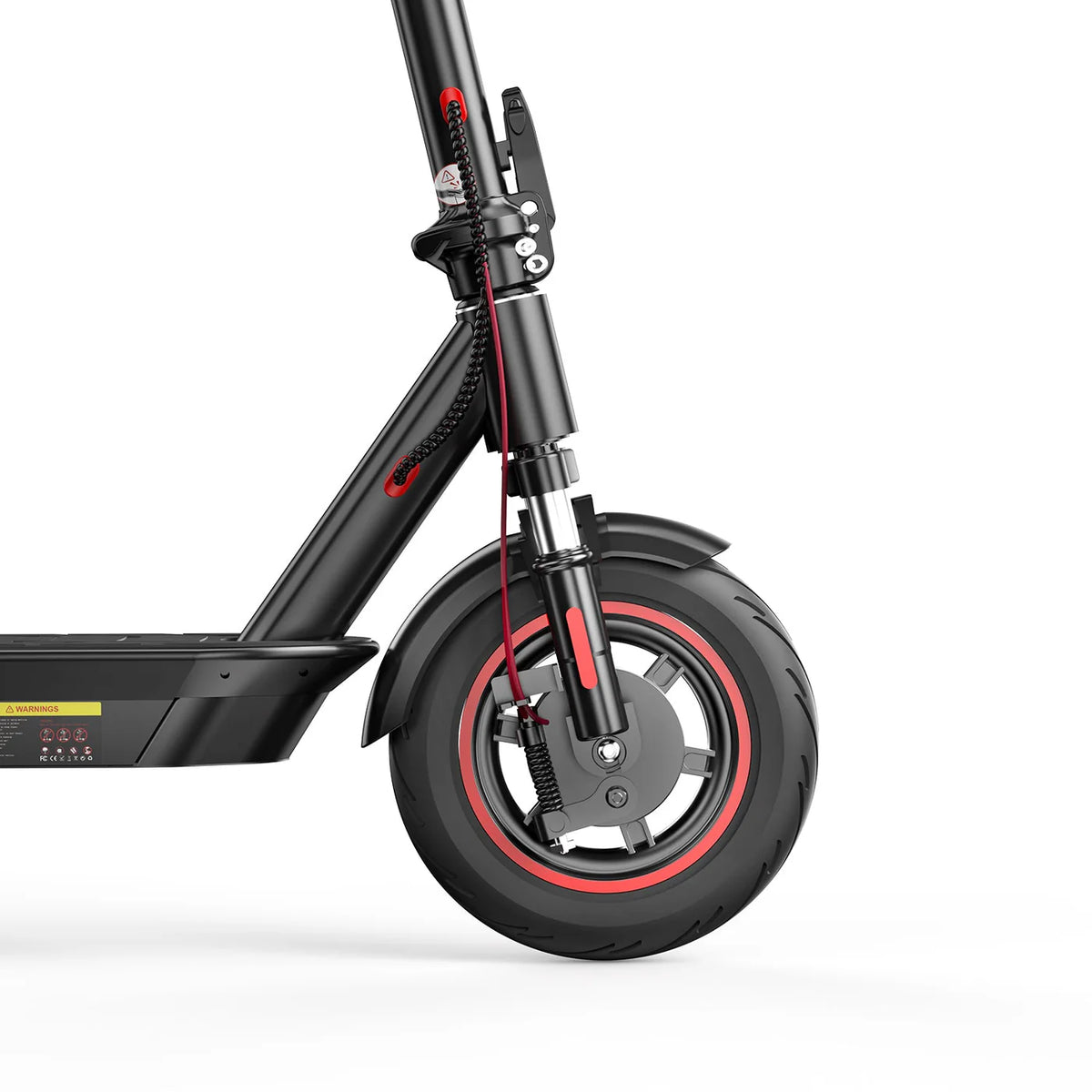 iScooter i10 commuter scooter rider shot