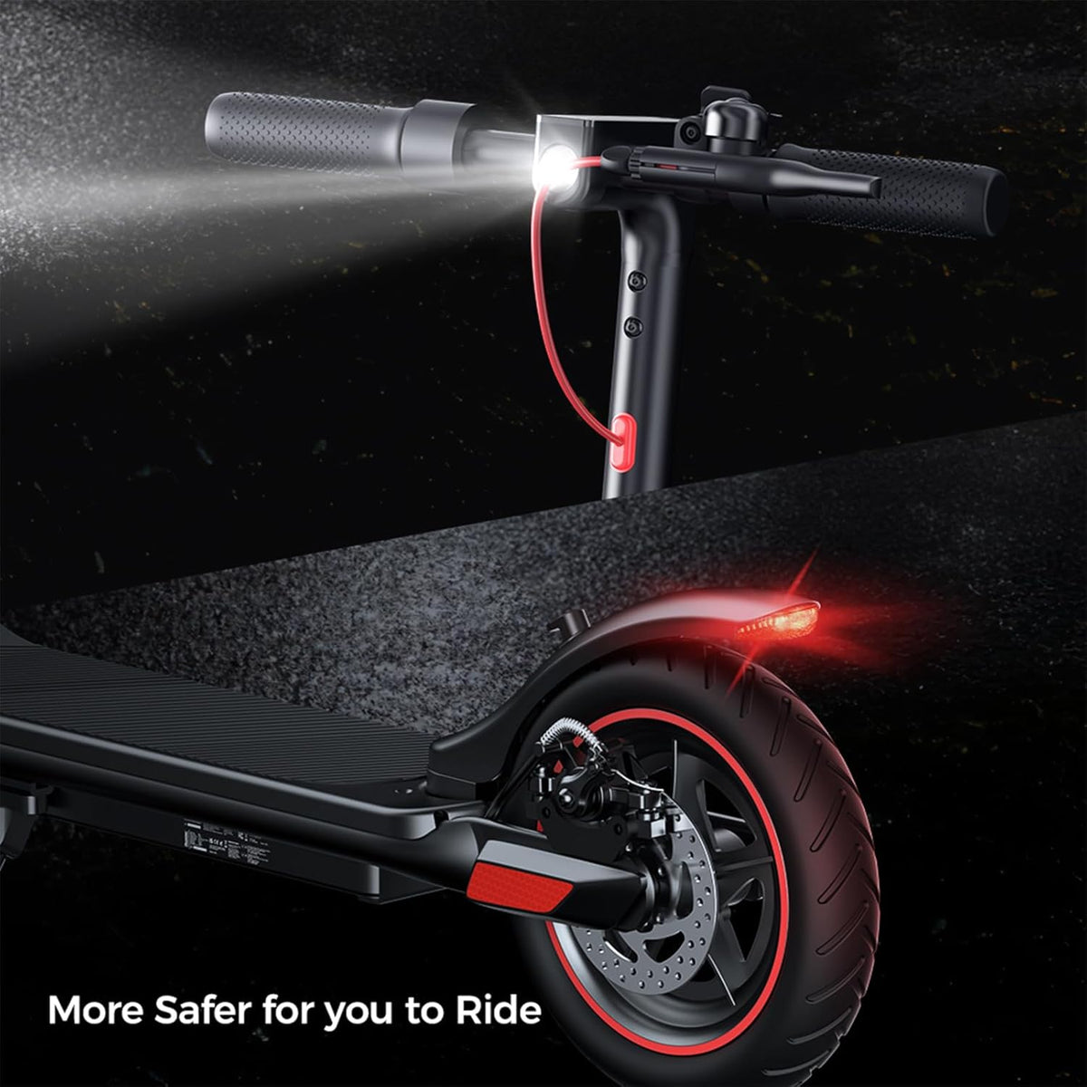 iScooter i8M folding joint detail