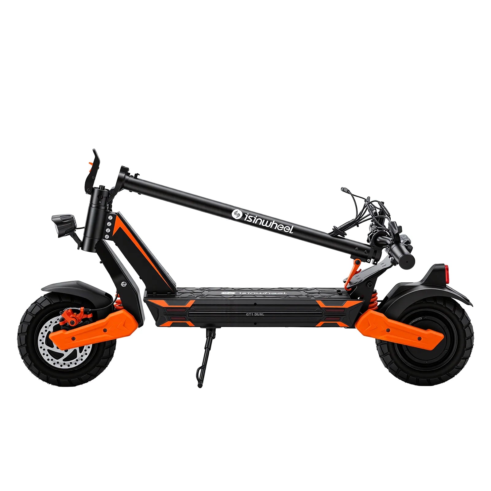 iSinwheel GT1 dual motor electric scooter alternate side view