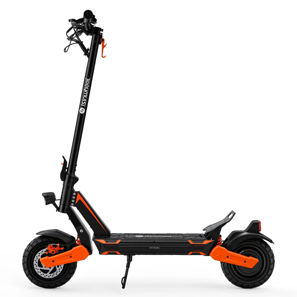 iSinwheel GT1 dual motor electric scooter feature graphic