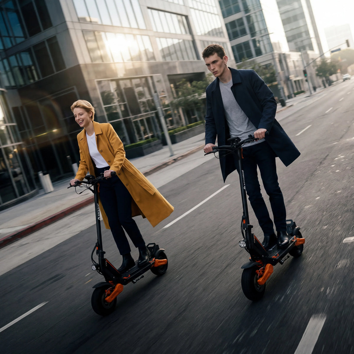 iSinwheel GT1 dual motor electric scooter front view