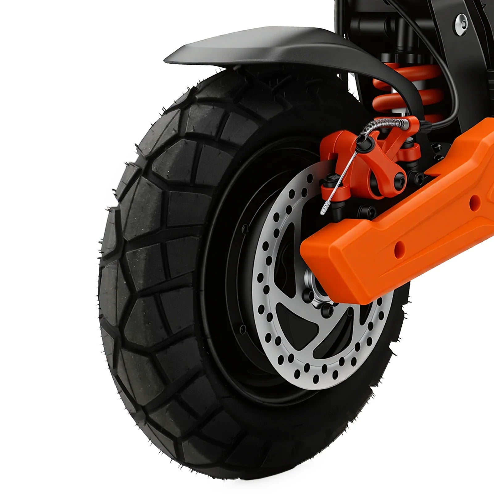 iSinwheel GT1 electric scooter low-profile side stance showing deck height for rider clearance