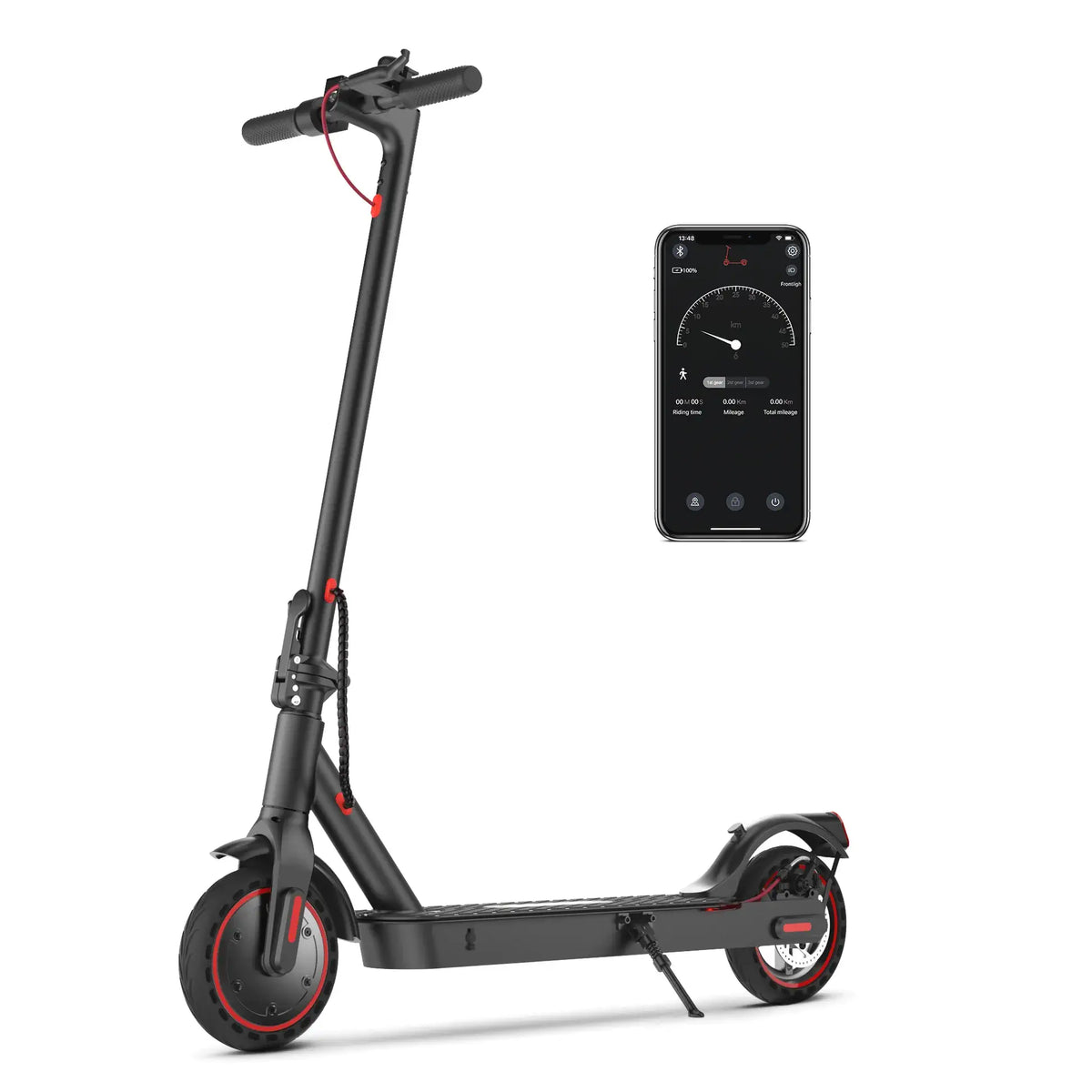 iScooter i9 electric scooter front angle
