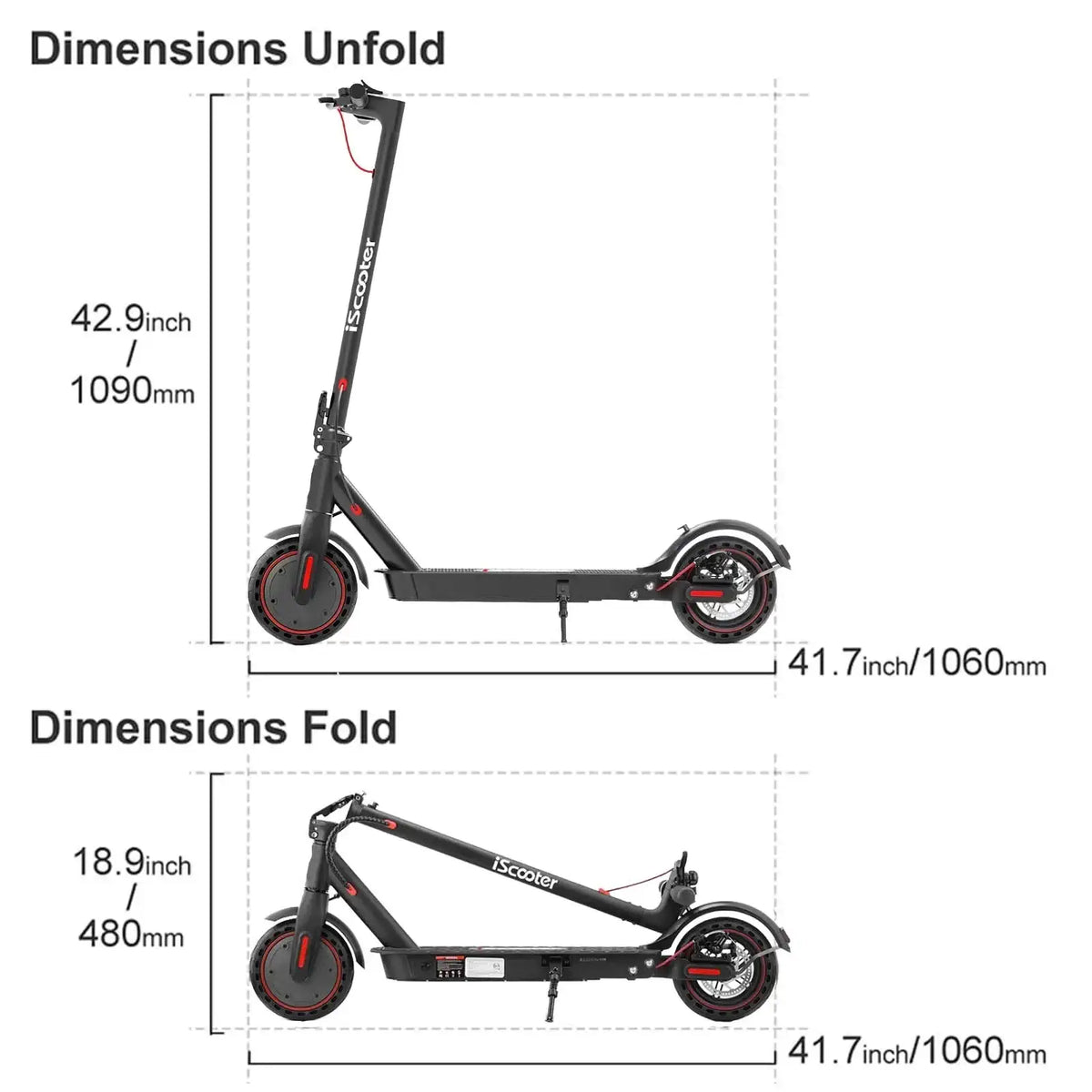 iScooter i9 handlebar detail