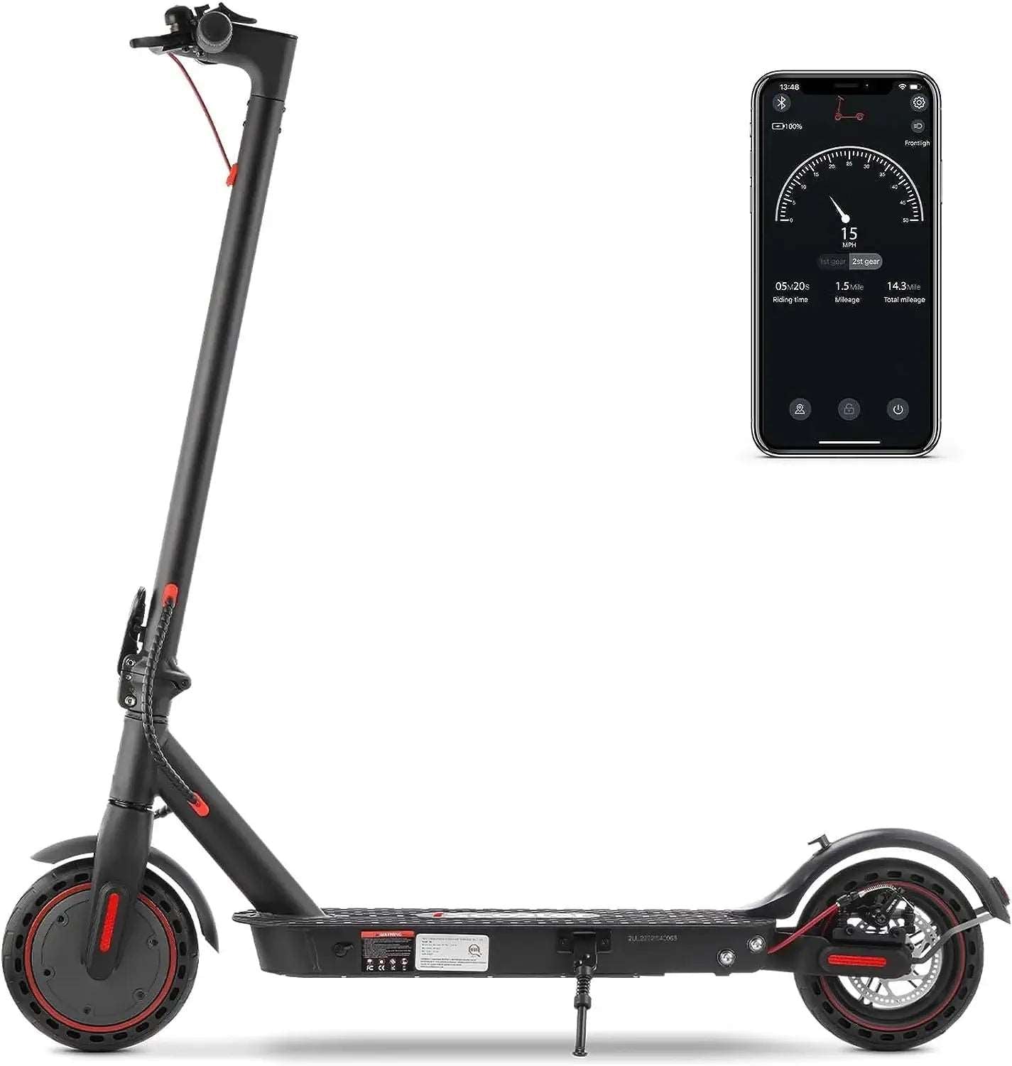 iScooter i9 electric scooter front angle