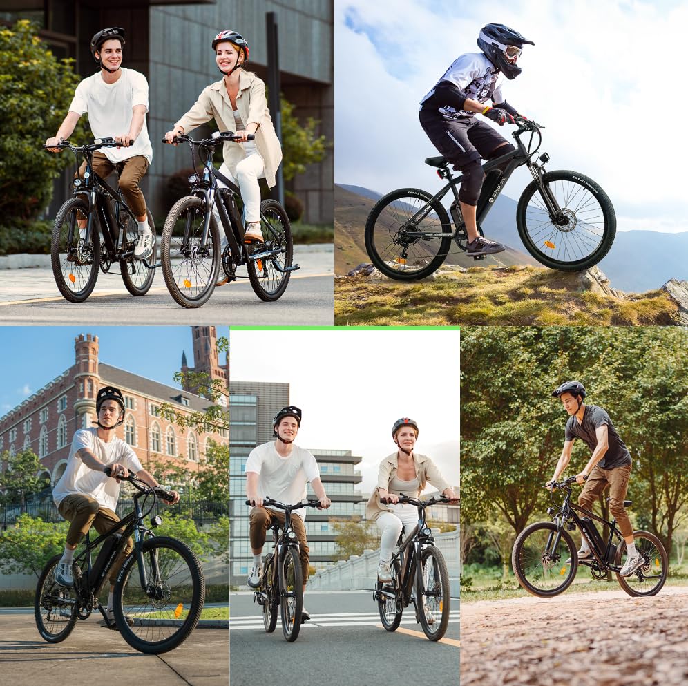 iSinwheel M10S 500W commuter e-bike front angle