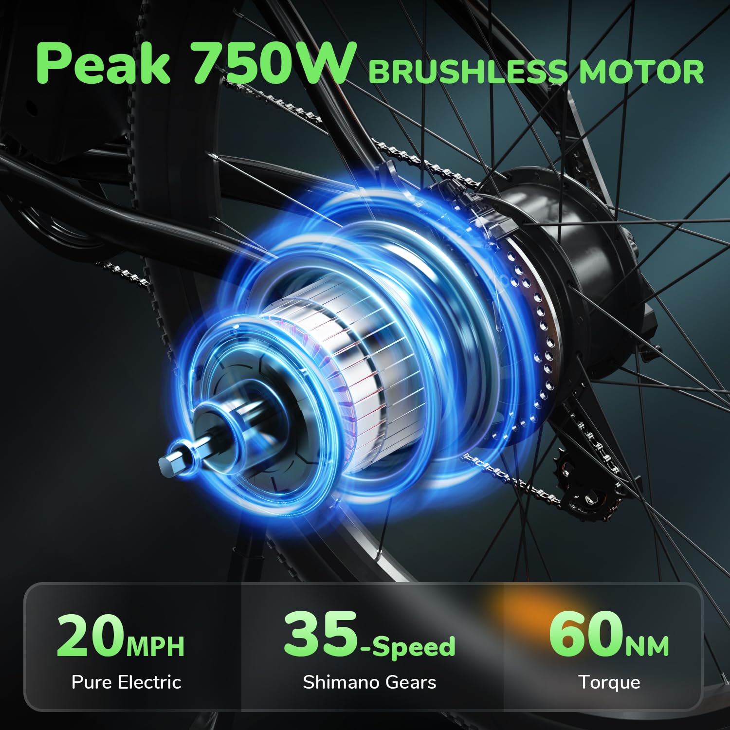 iSinwheel M10S long-range commuter e-bike side view