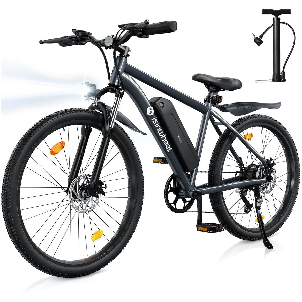 iSinwheel M10S long-range commuter e-bike side view
