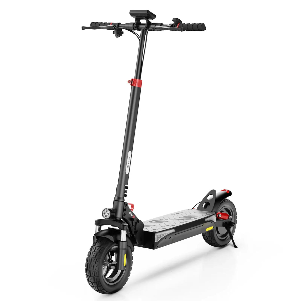 iSinwheel X3 front wheel and suspension detail