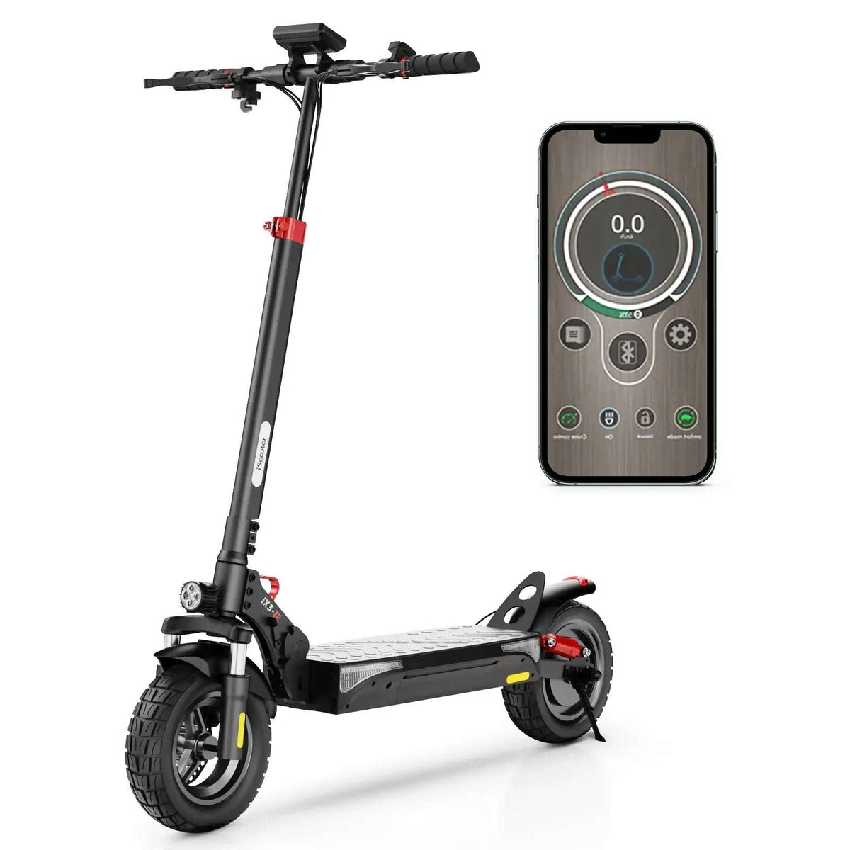 iSinwheel X3 lower frame and tire close-up