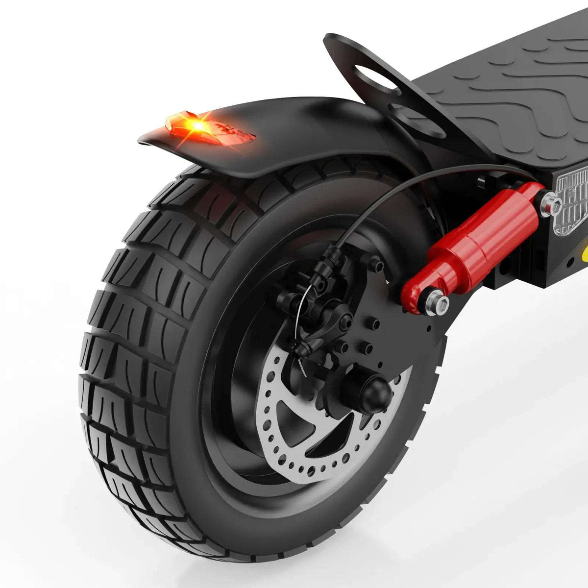 iSinwheel X3 rear angle showing the off-road stance