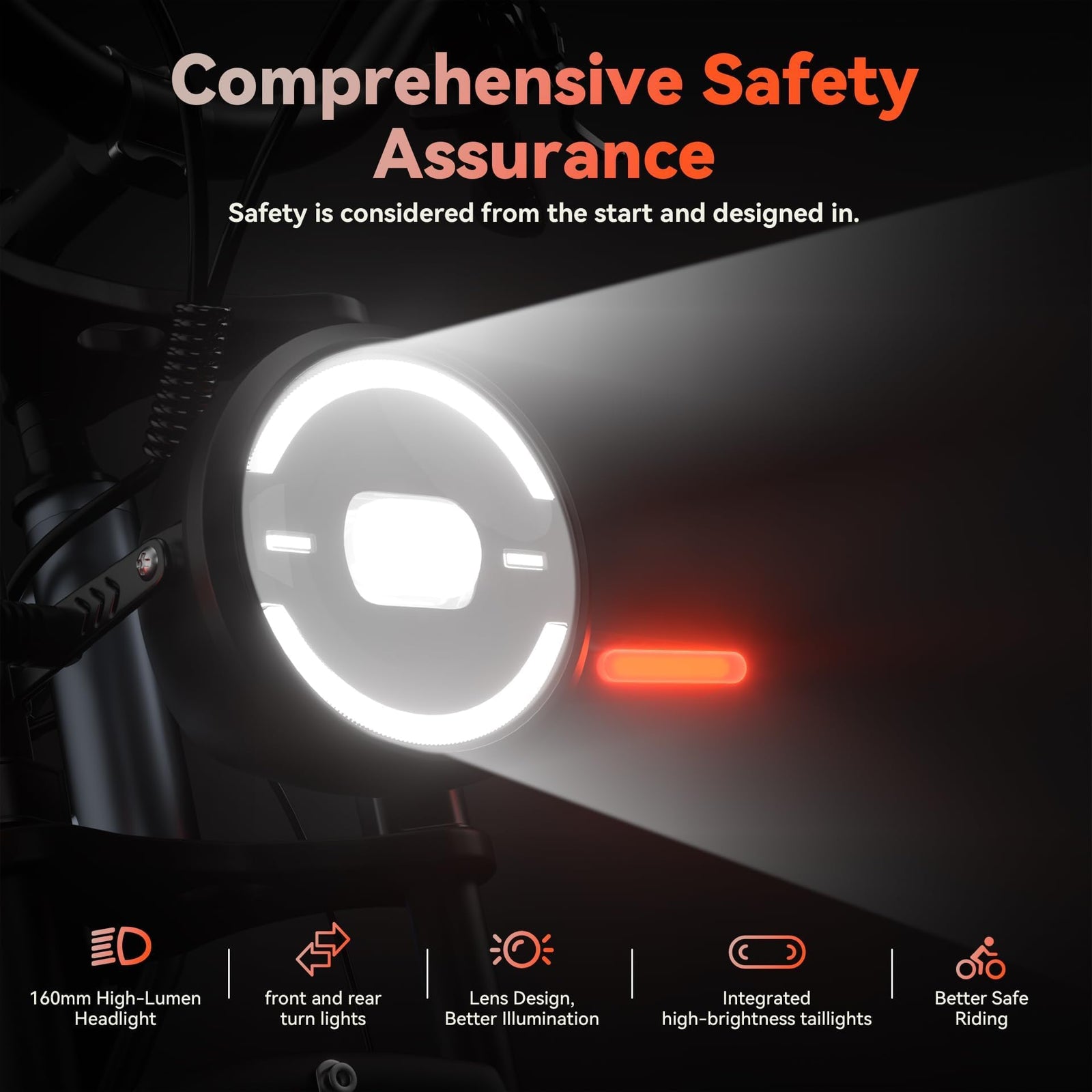 750W motor plate on the Jansno X50 rear wheel — the label confirms rated power output