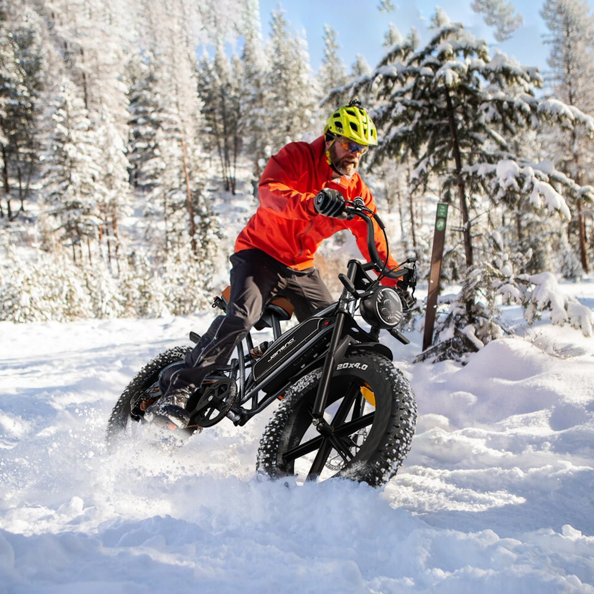 Jansno X50 electric bike in motion