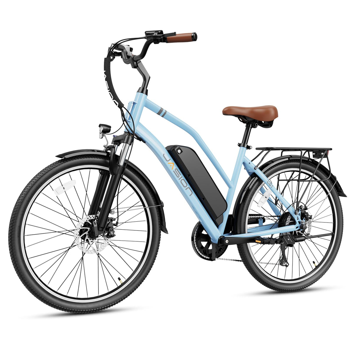 Jasion CB1 cruiser e-bike in a clean studio view
