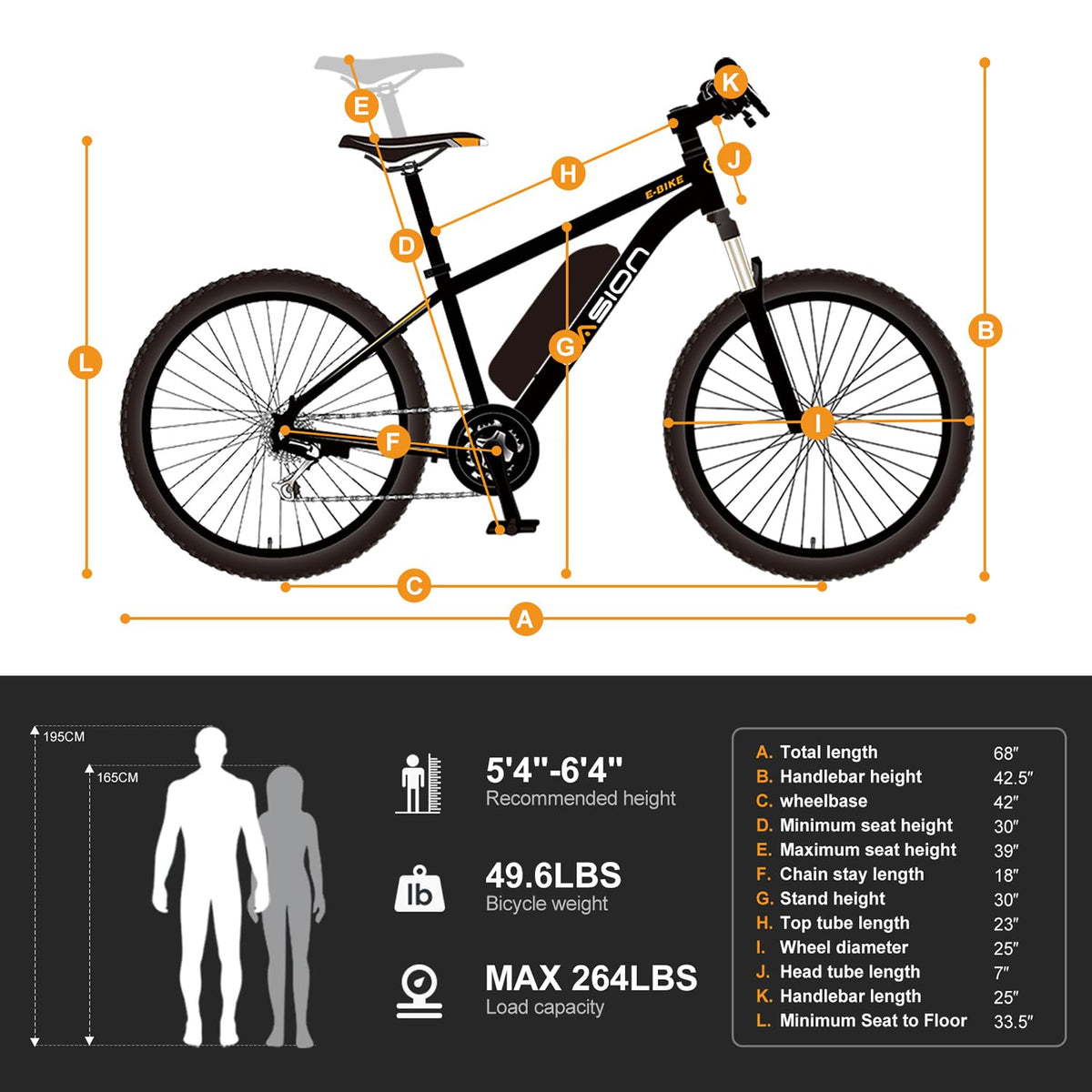 Jasion EB5 commuter e-bike full side profile on a city street