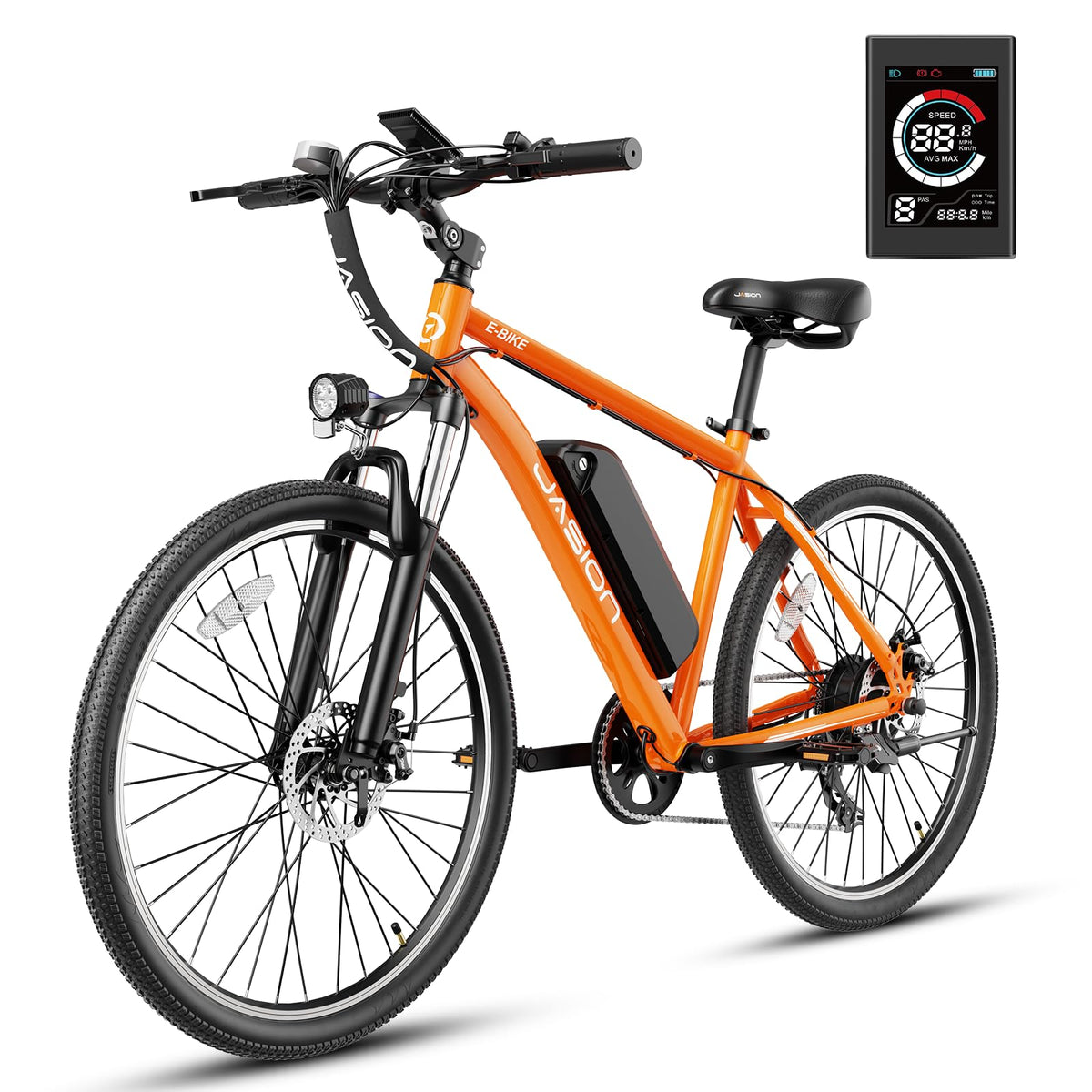 Jasion EB5 commuter bike drivetrain and chain area