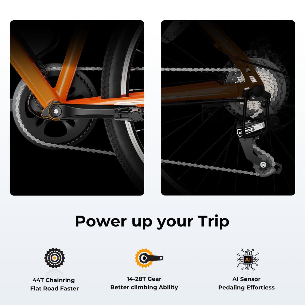 Jasion EB5 motor hub and rear axle — quiet hub drive for smooth city acceleration
