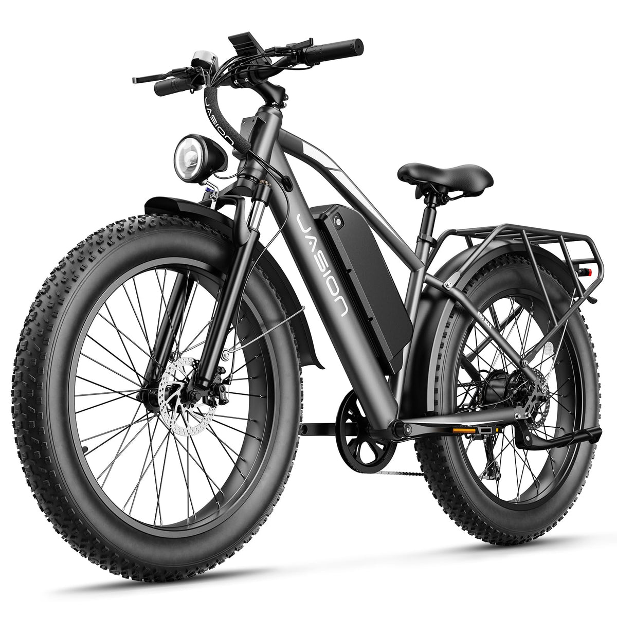 Jasion EB5 Max showing front suspension and frame shape