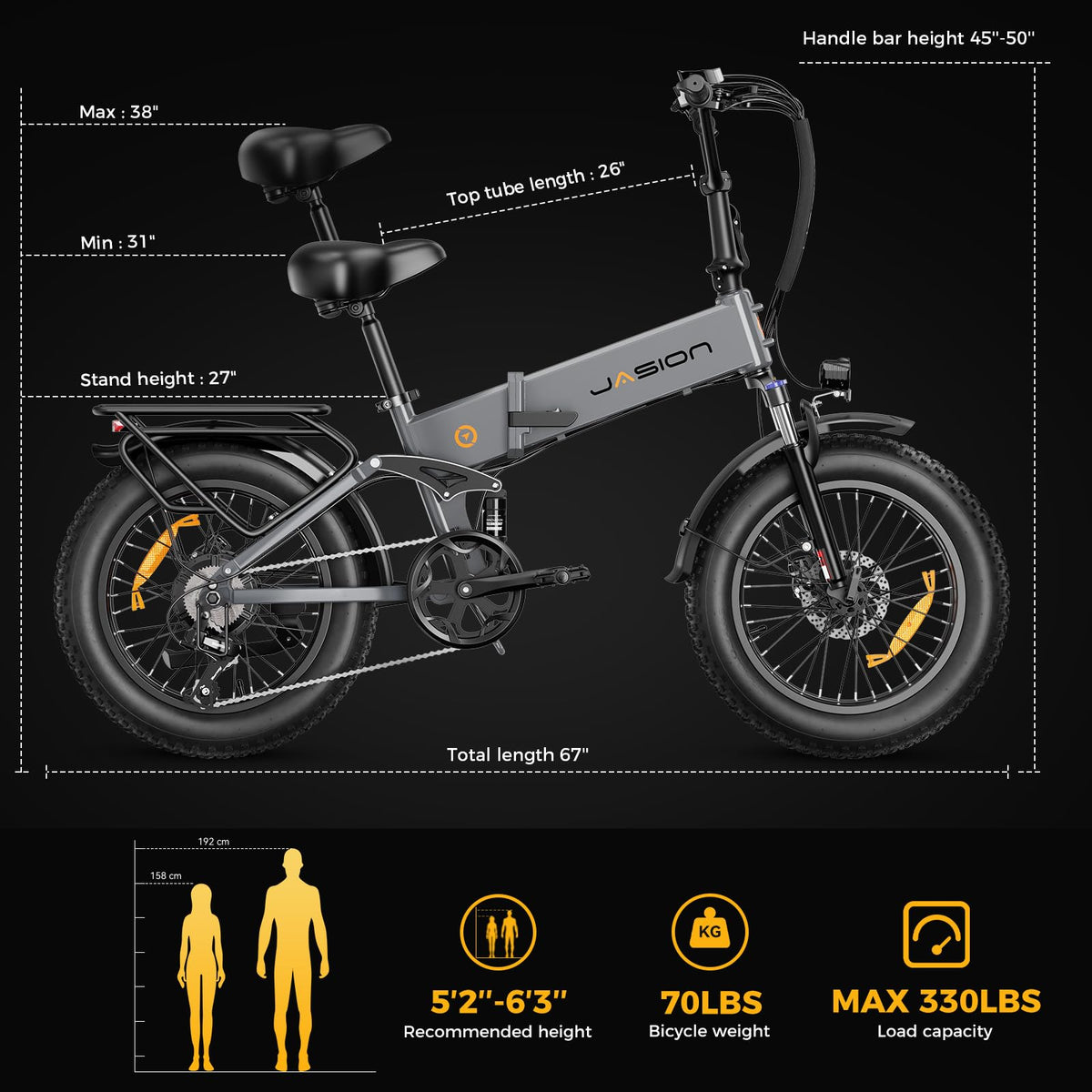 Jasion EB5 Roamer Electric Bike - Best Canada Ride image 20