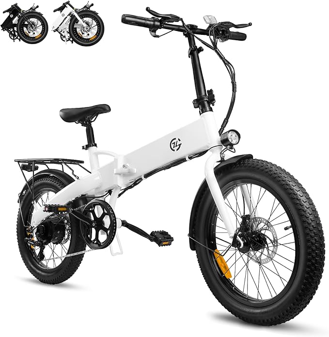 Jasion EB7 folding e-bike front angle