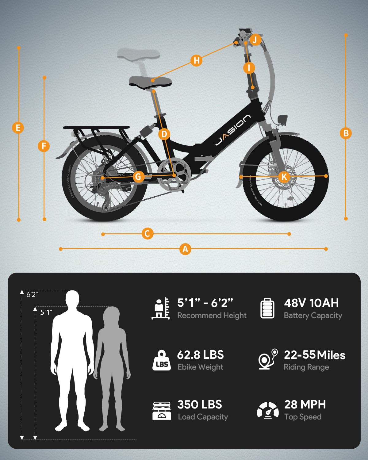 Jasion EB7 ST battery area and frame detail