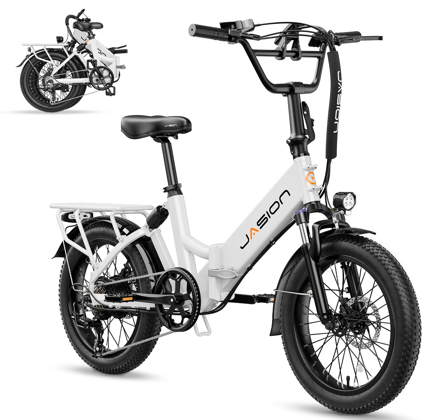 Jasion EB7 ST folding bike from the front