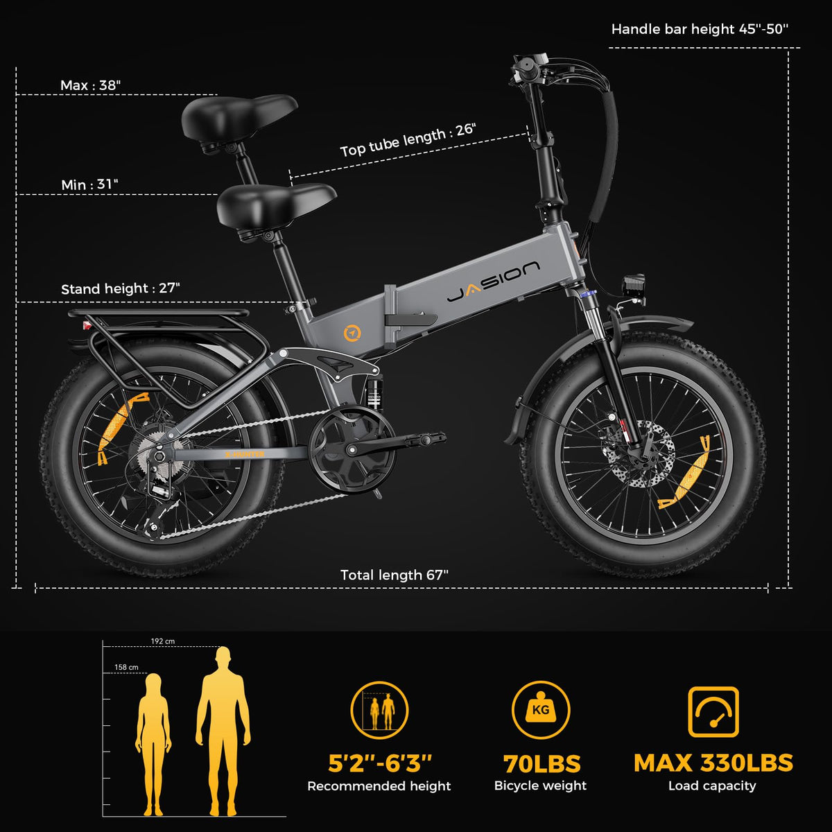 Jasion X-Hunter Electric Bike | Top Canada Choice image 14