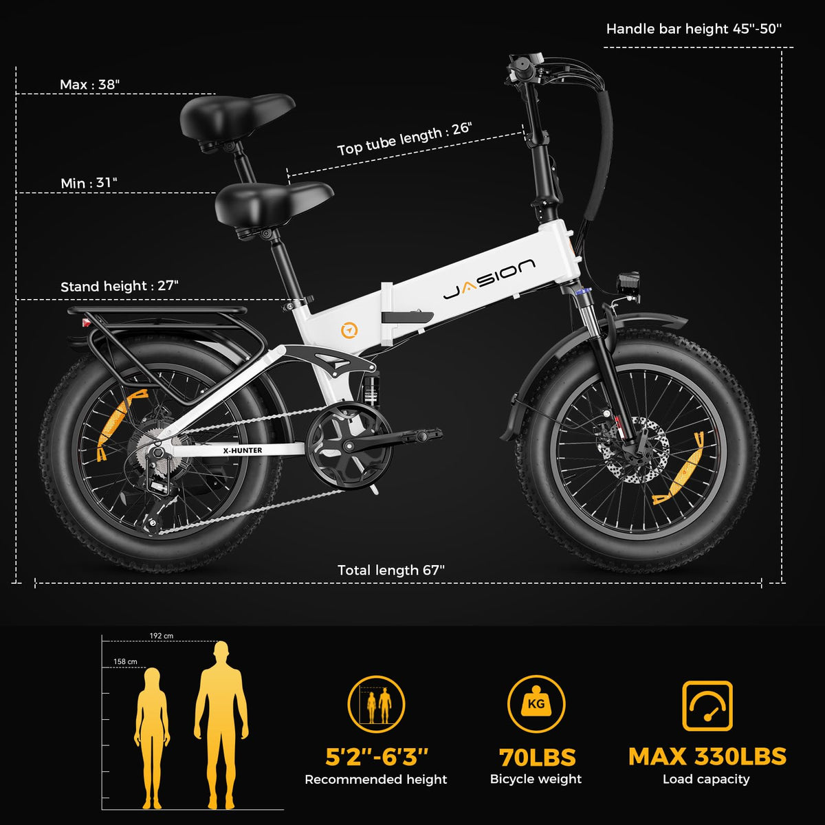 Jasion X-Hunter Electric Bike | Top Canada Choice image 20