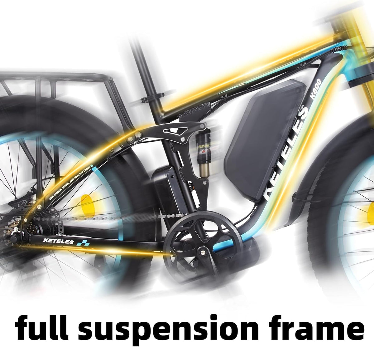JESRIDER 26x4 fork detail