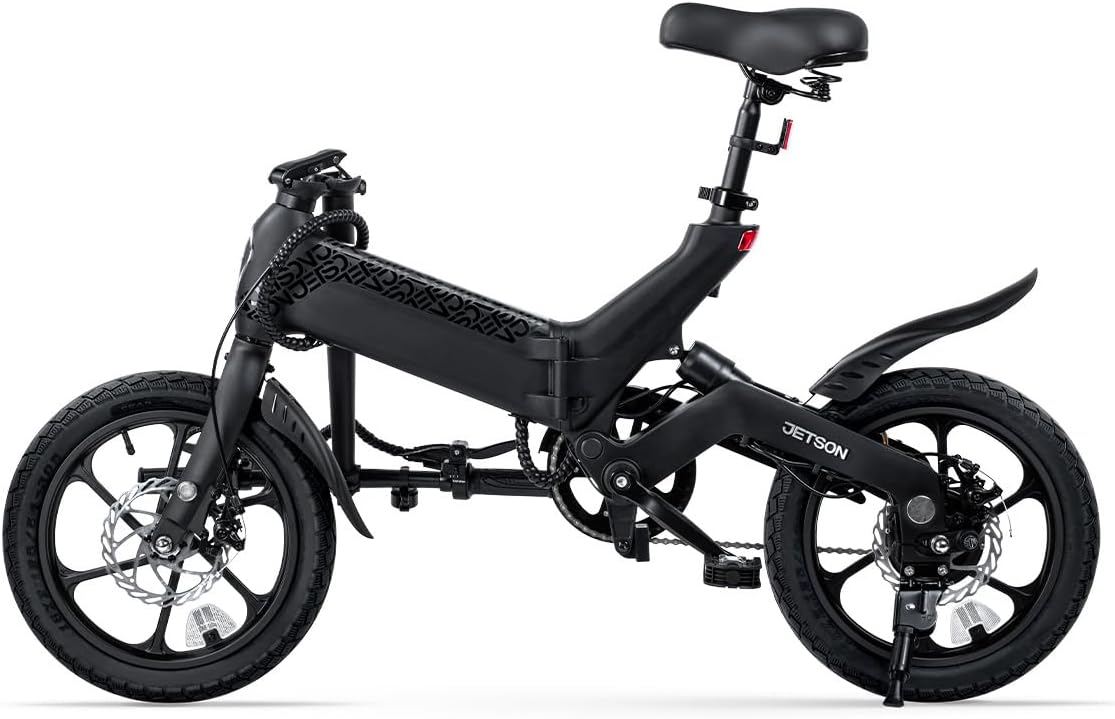 Jetson Haze folding e-bike handlebar detail