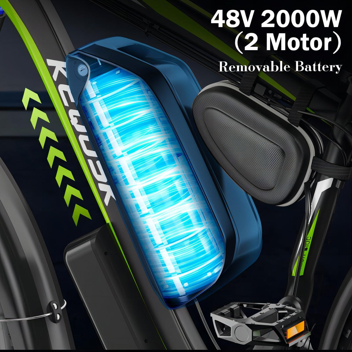 KEQJSK 2000W rear angle