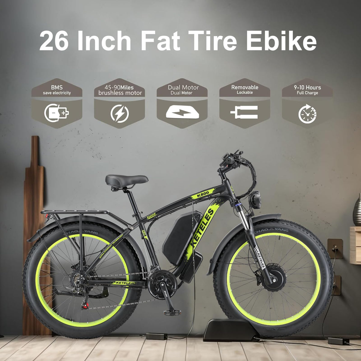 KETELES K800 electric bike Canada front angle