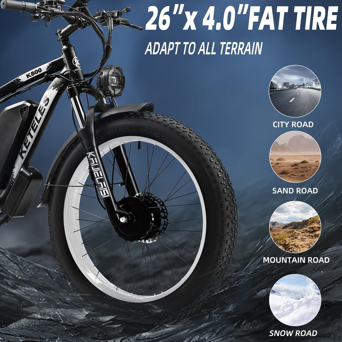 KETELES K800 electric bike Canada rear suspension detail