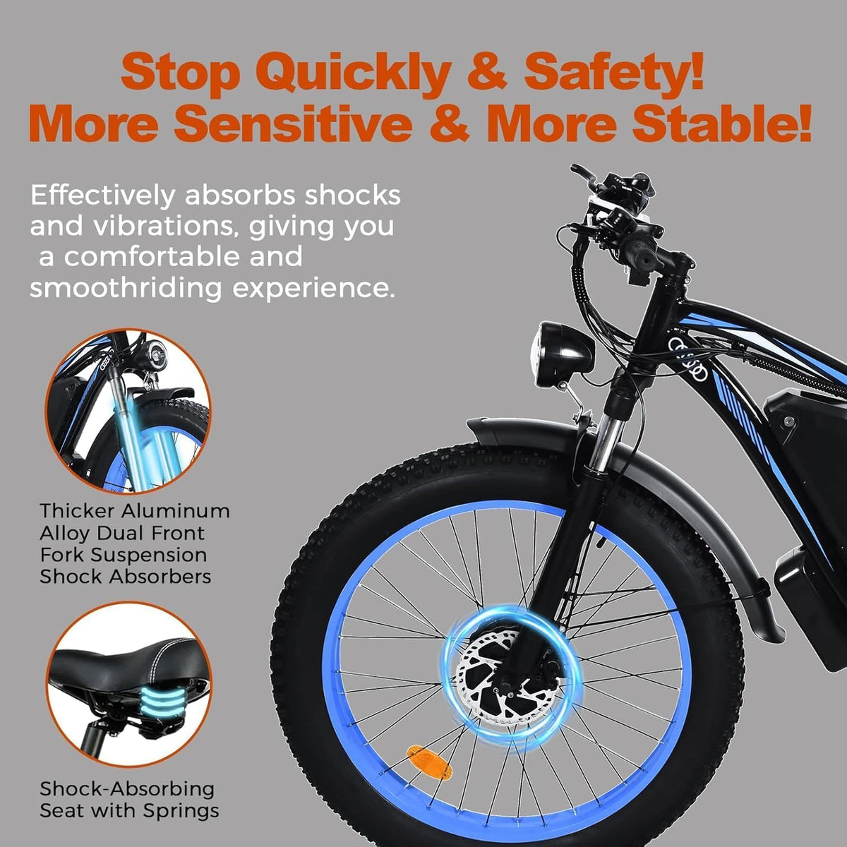 LONG SENG E68 dual motor electric bike Canada three-quarter view