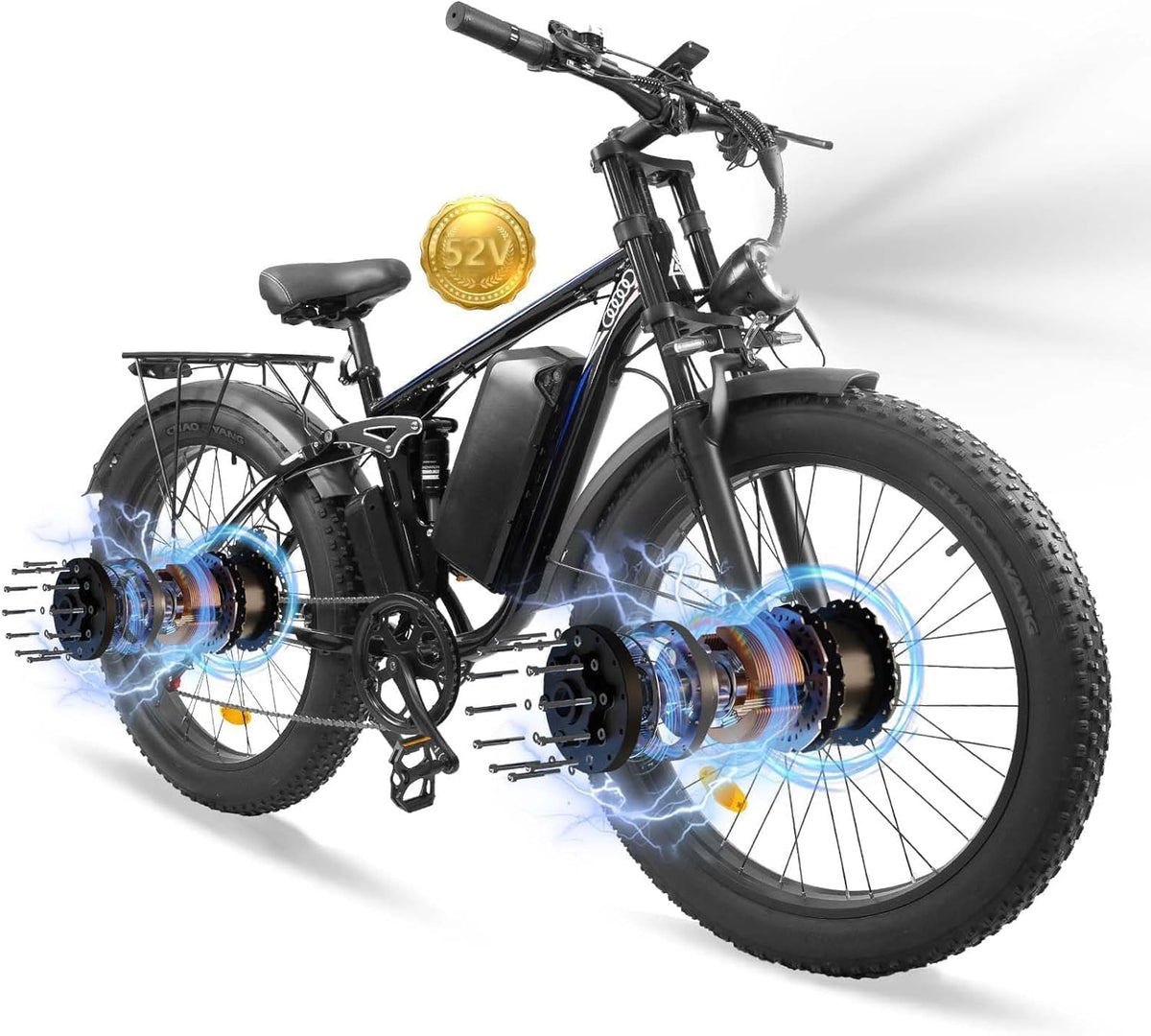 LONG SENG E68 dual motor electric bike Canada main view