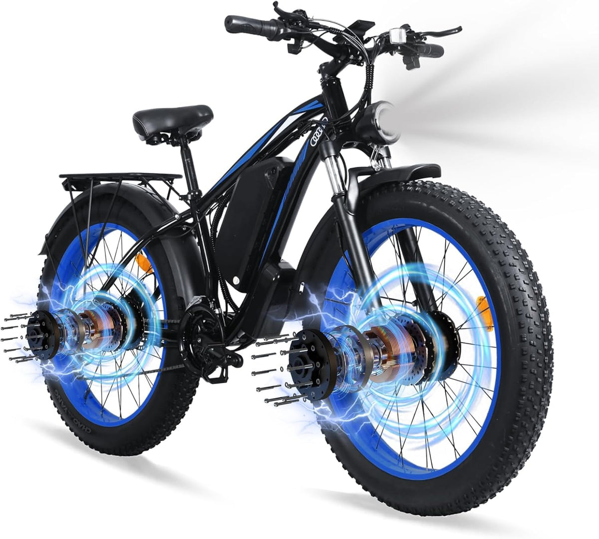 LONG SENG E68 dual motor electric bike Canada side profile