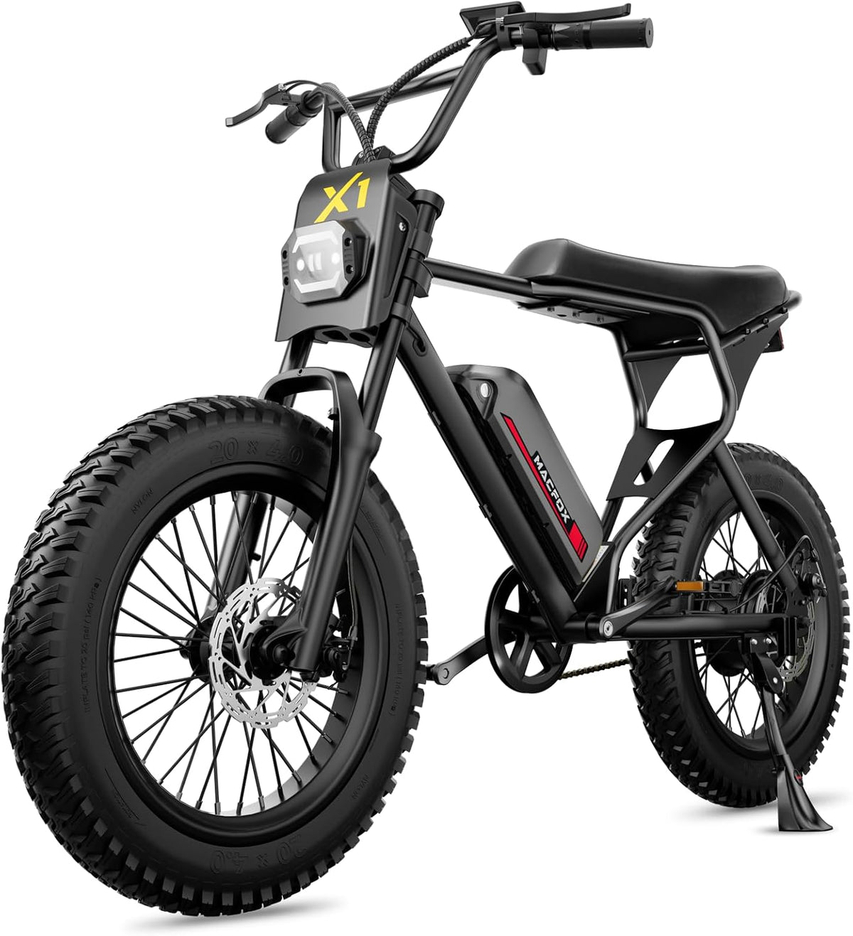 Macfox X1S electric bike studio view