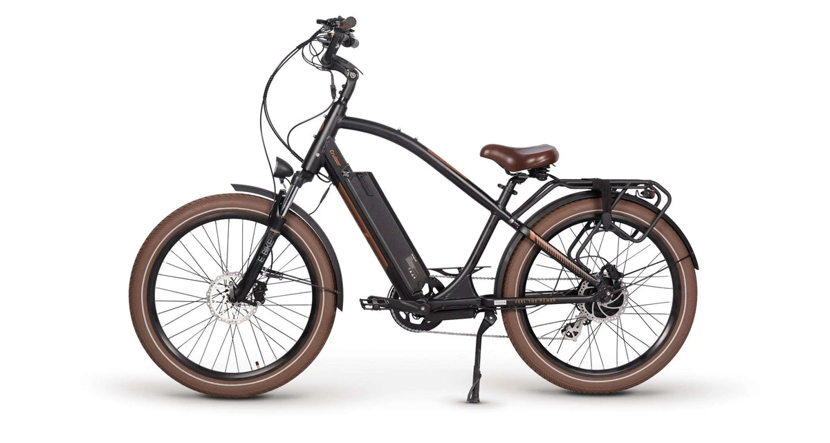 Magnum Cruiser high-step e-bike with the copper details visible