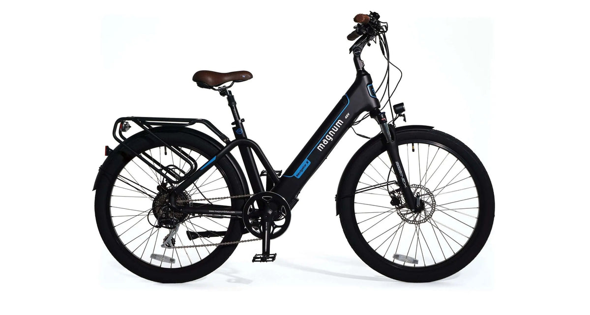 Magnum Navigator S black frame in a clean side view