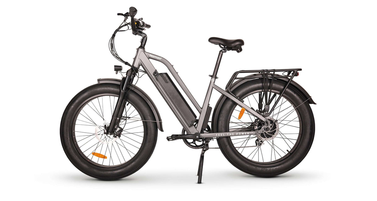 Magnum Nomad slate bike from the rear angle