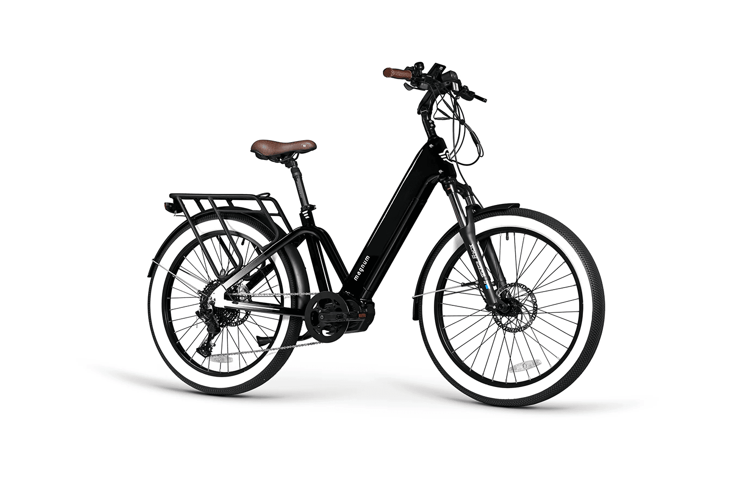 Magnum Pilot Electric Bicycle Red with Black 15Ah 500W Magnum Bikes USA