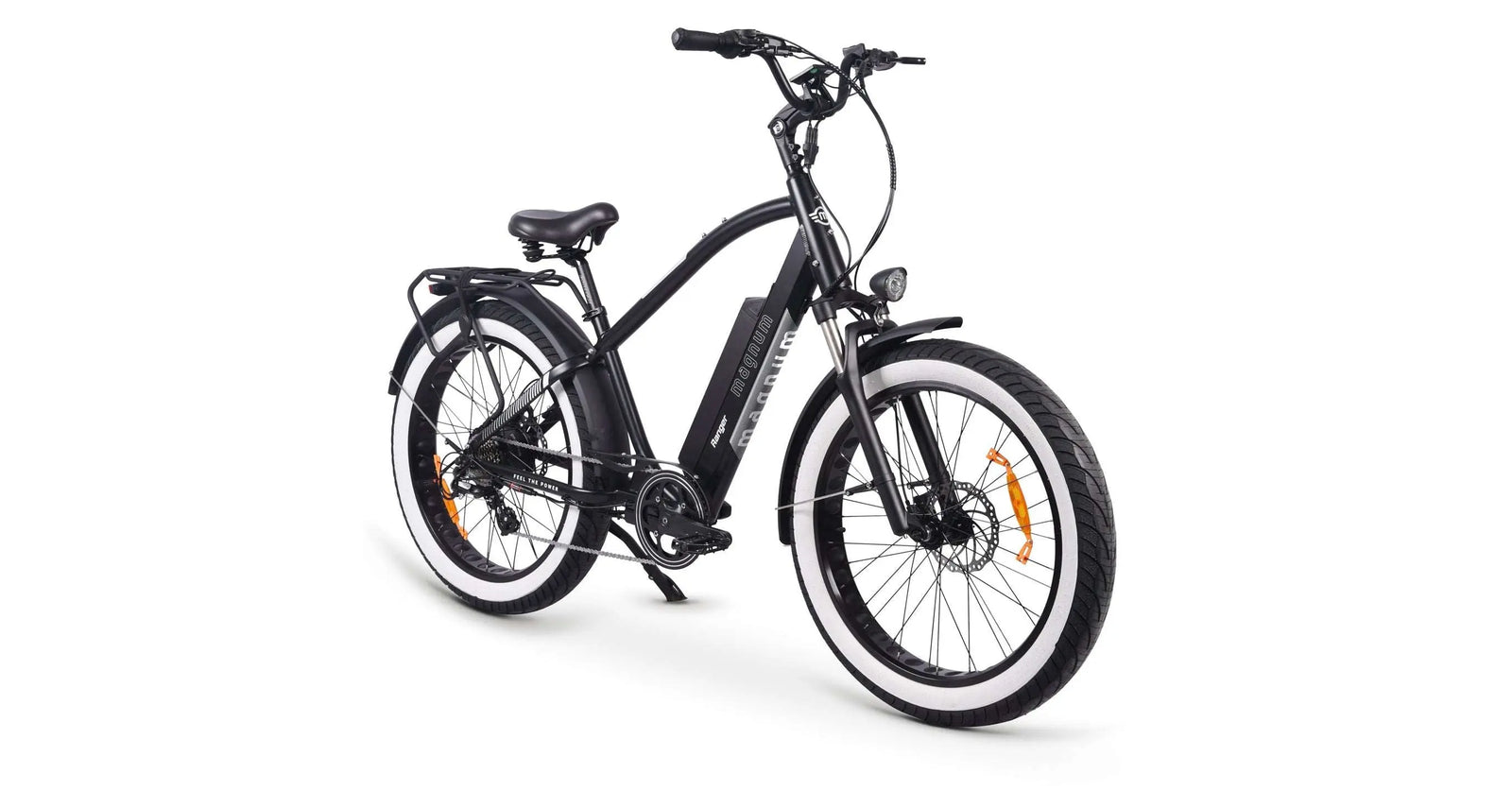 Magnum Ranger matte black cruiser in a studio angle