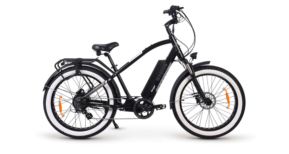 Magnum Ranger matte black cruiser in a studio angle