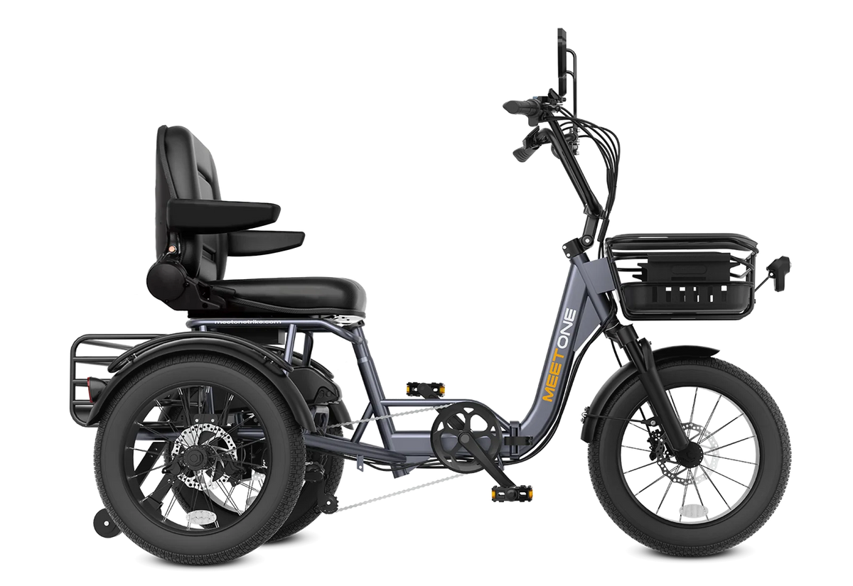 Meet One Breeze trike seat detail
