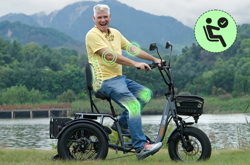Meet One Breeze trike semi recumbent view