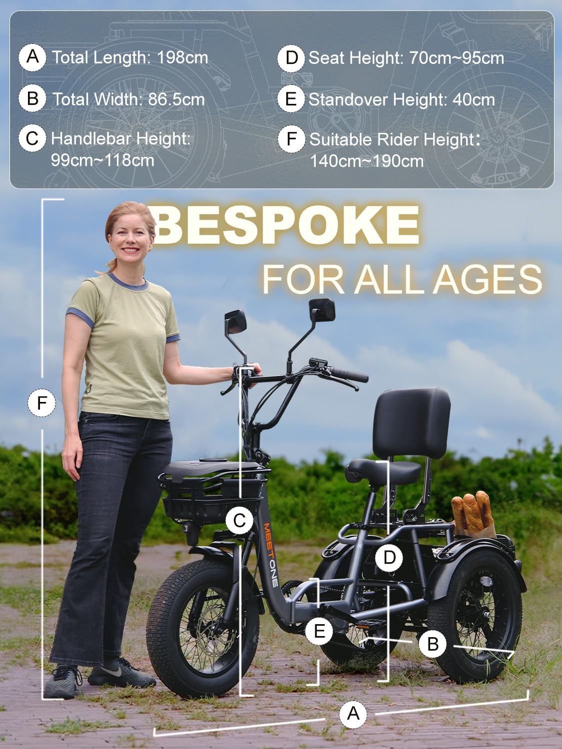 MeetOne Breeze folding electric trike image 28