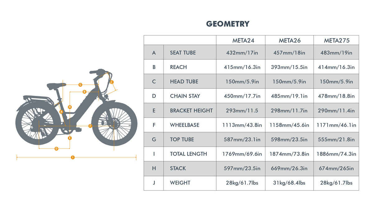 EUNORAU META26 1.0 Electric Bike - official product image 5