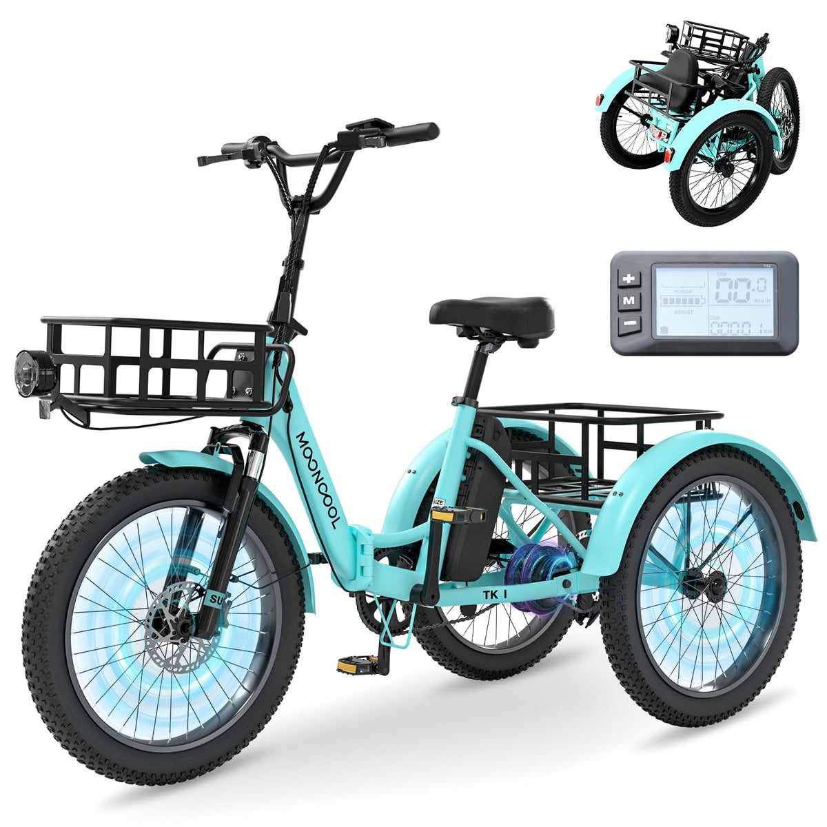 Mooncool TK1 rear angle